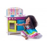 Bucatarie de joaca pentru copii din lemn cu accesorii Julia WoodyLand